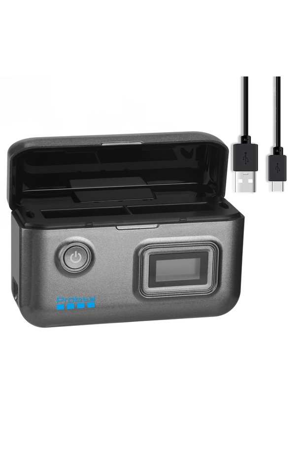 probty 1 Charger Probty For Insta360 Ace Pro 2 Battery Charger Fast Charging Case Charge Hub Portabl