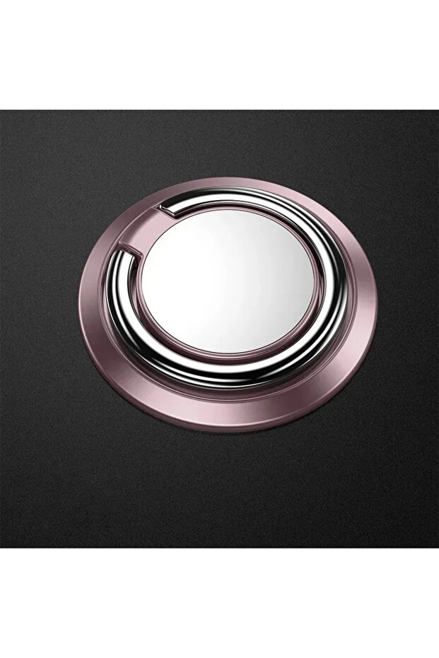 Rose Gold Finger Ring Holder Stand Grip 360 Rotating For Mobile Phone Car Magnetic Mount Phone Back