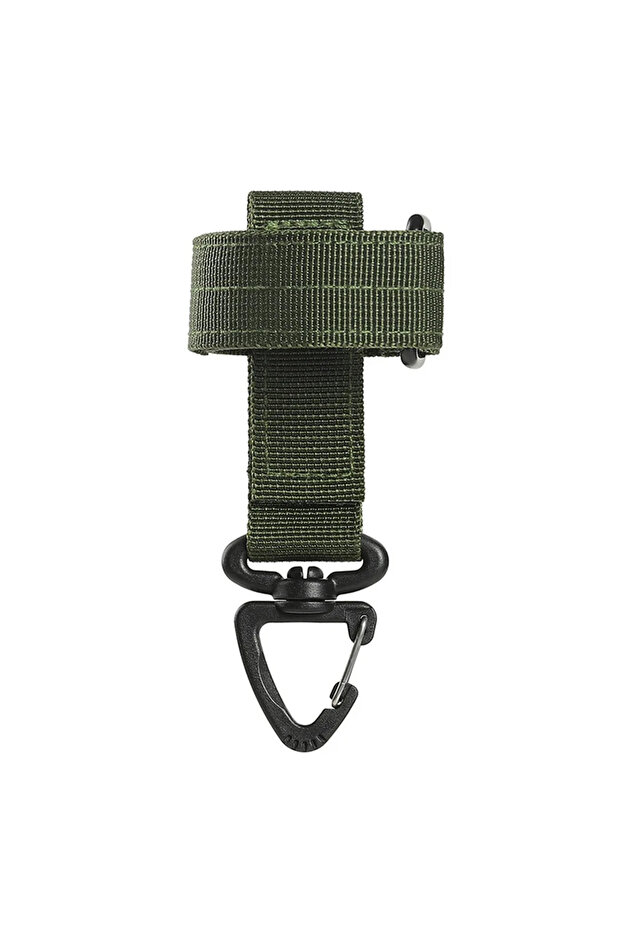 green Triangle Storage Buckle Belt Glove Buckle Nylon Webbing Outdoor Tactical Gloves Climbing Rope