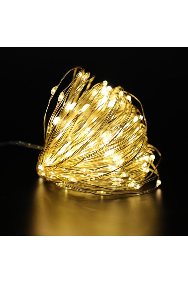 2meter-10pieces Warm White 10pcs LED String Lights Atmosphere Small Colored Light Battery Powered Fa