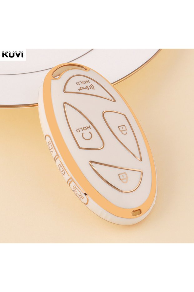 7 button White Fashion TPU 5 7 Buttons Car Key Case Cover Shell For Xiandai IONIQ 6 New Grand Prix G