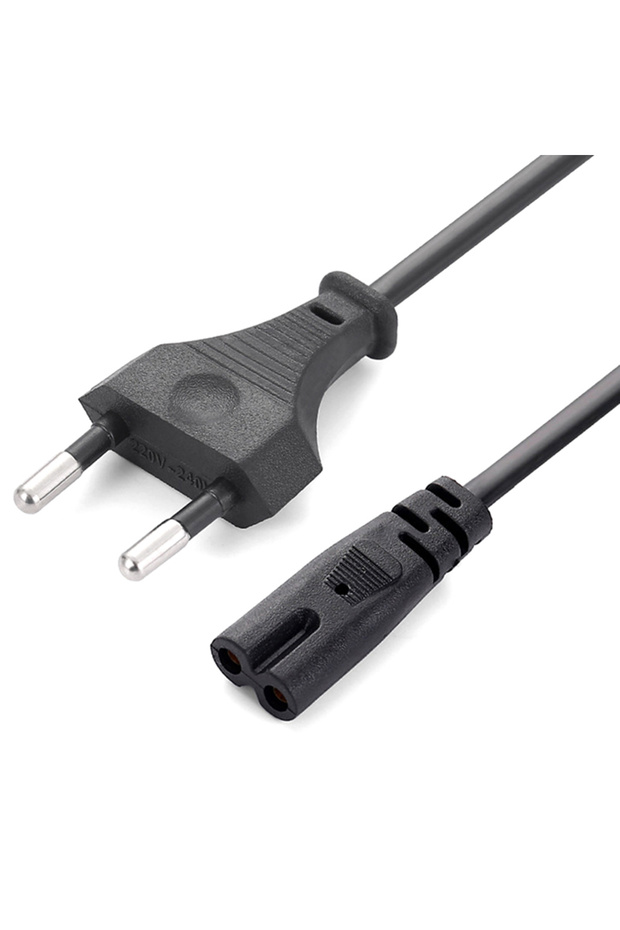 EU EU Power Cable 2pin IEC320 C7 US Power Extension Cord For Dell Laptop Charger Canon Epson Printer