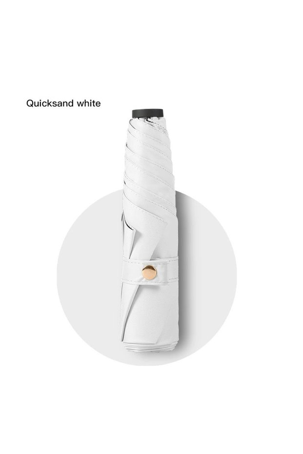metal-fiber composite 6K White Ultra-light UPF50+ Umbrella Carbon Fiber Sun UV Protection Portable U