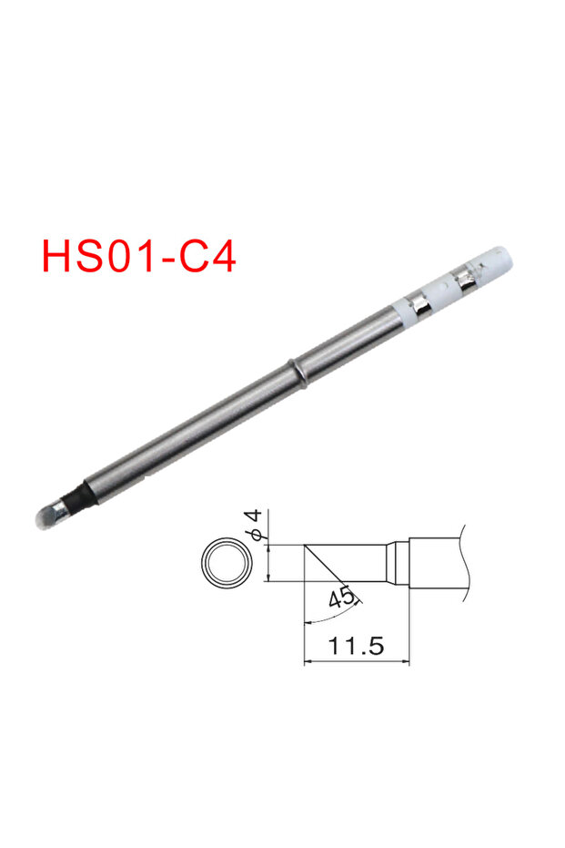 HS01-C4 1pc HS-01 6Ω Soldering Iron Tips Replacement Heater Solder Tip for T85/HS-01/GD300/RGS65/T75
