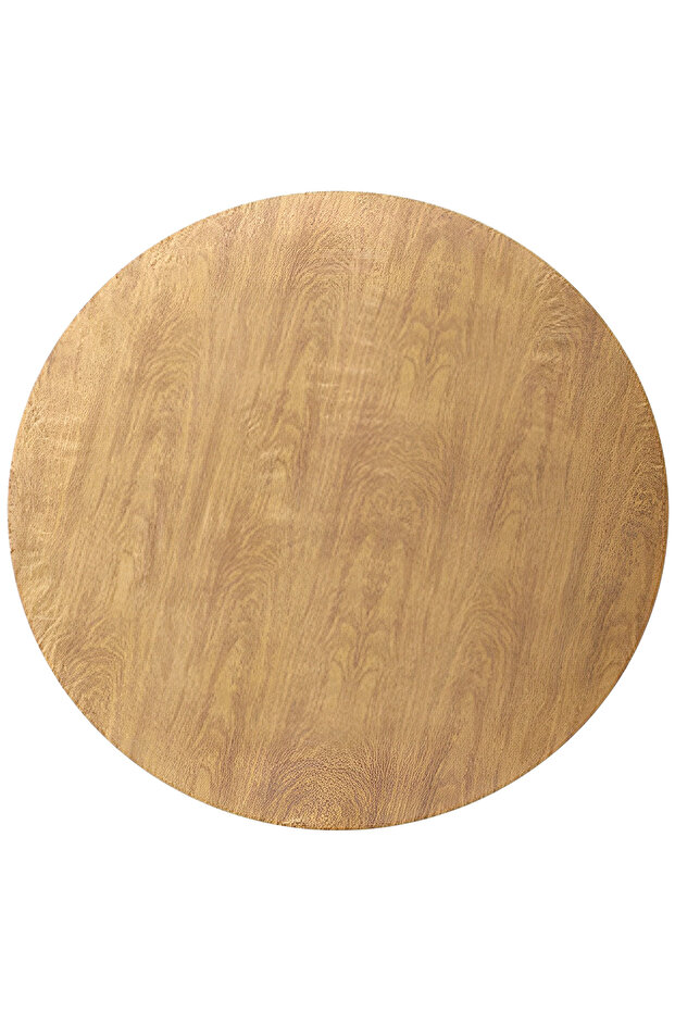 114-140cm Round Table Cloth Waterproof oil-proof Farmhouse Table Cover Decorative Wood/Woven Texture