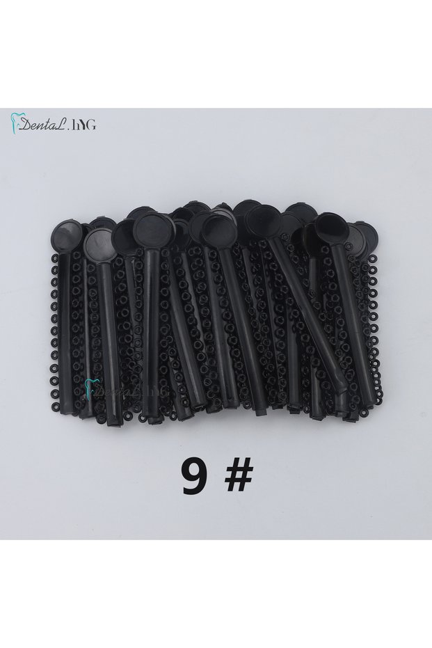 No.9 1040pcs 40Ties/set Dental Orthodontic Elastic Ligature Ties Bands For Dentist Braces Treatment