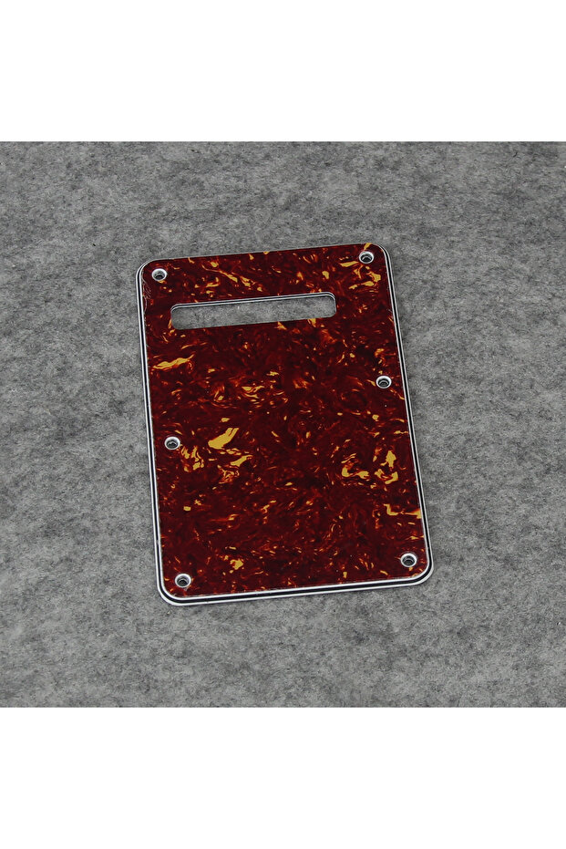 Red Tortoise 4ply FLEOR 1PCS ST Guitar Back Plate Backplate Tremolo Cover Scratch Plate for FD ST SQ