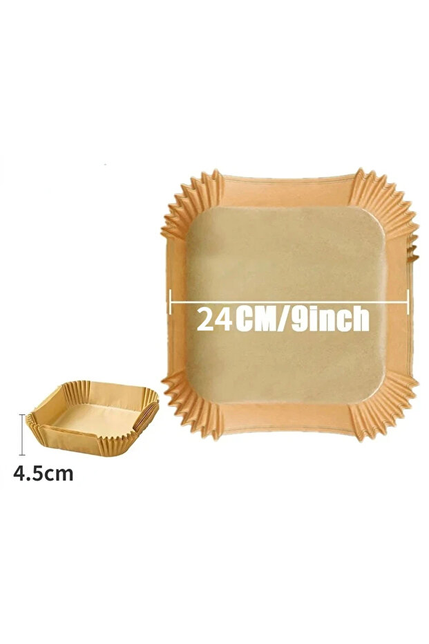 30Pcs Square 24x20x4.5cm 50/30 Pieces Kitchens Accessories Air Fryer Paper Kitchen Utensils Disposab