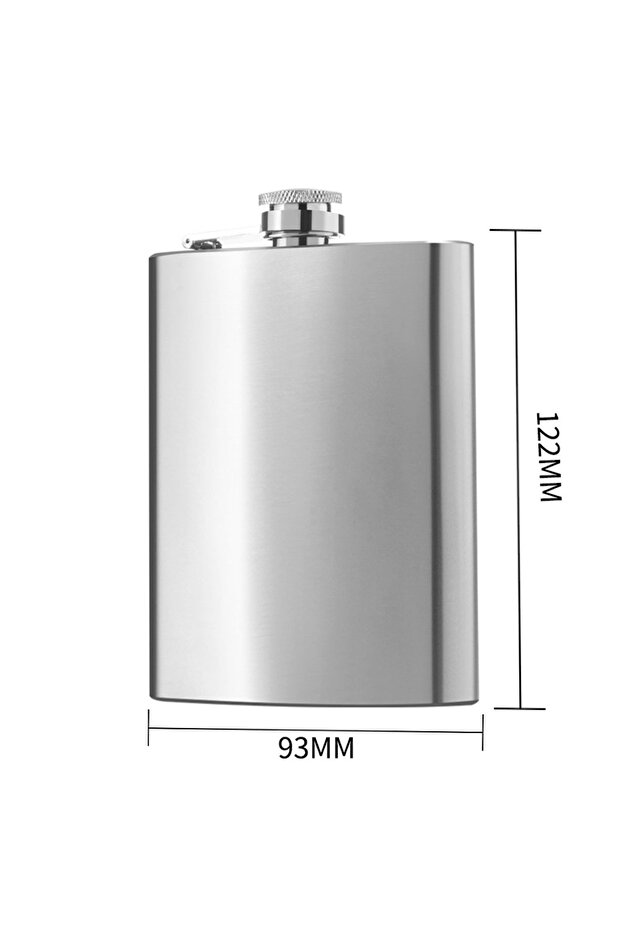 8oz silver 6/7/8oz black/silver Portable 304 food grade Flagon Whiskey Vodka Wine Pot Hip Flask Set