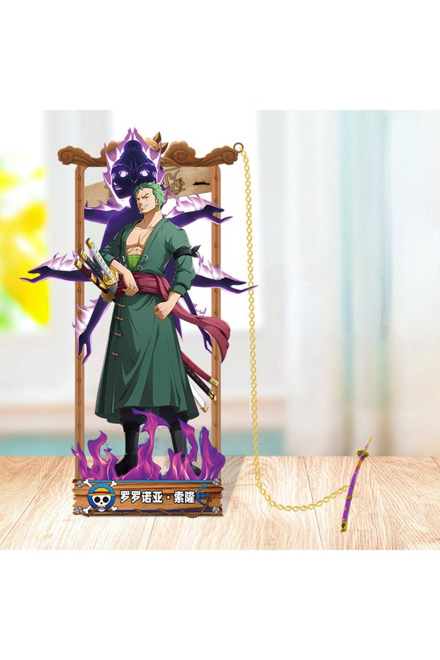Bandai 10cm Sauron B One Piece Metal Bookmarks with Cartoon Characters, Anime Accessories for True F