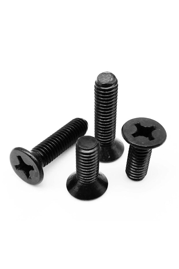 100 قطعة M2x8mm، 50/100/200 قطعة M1 M1.2 M1.4 M1.6 M2 M2.5 M3 M4، براغي متقاطعة غائرة، براغي فيليبس مسطحة، براغي غاطسة