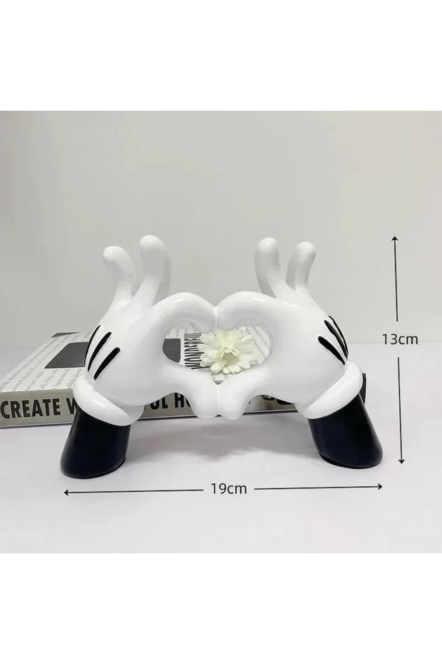 Style-B Aesthetic Hand Figurines Worship Money Creative Resin Sculpture Art Hand Statue Luxury Livin