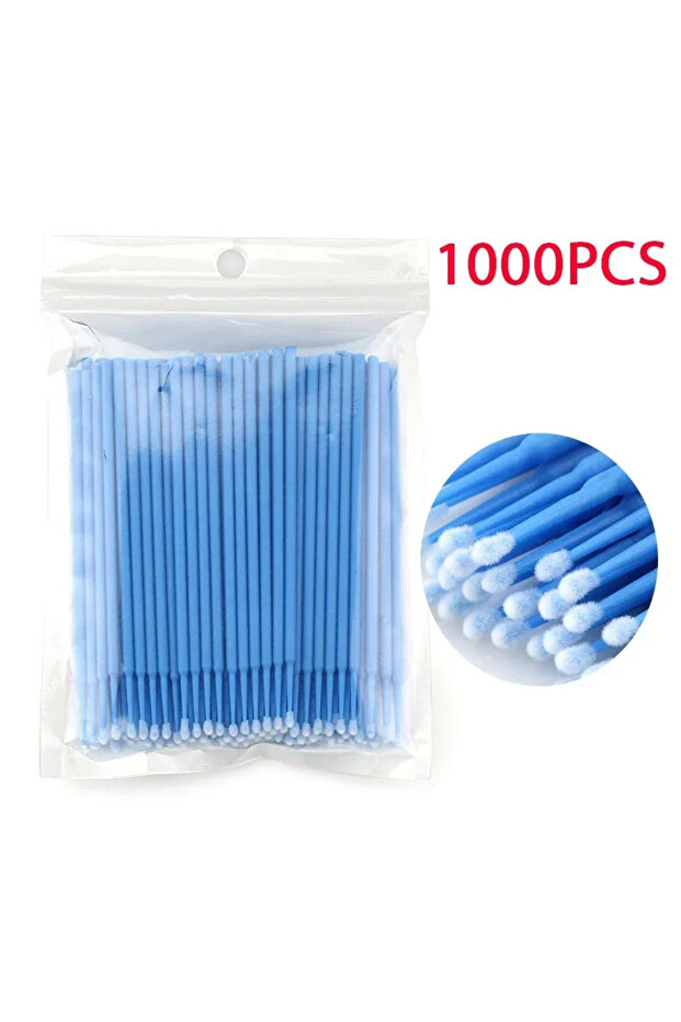 1000PCS Blue 1000/500PCS Eyelash Cleaning Brush Highly Colorful Beauty Makeup Clean Remover Tool Who