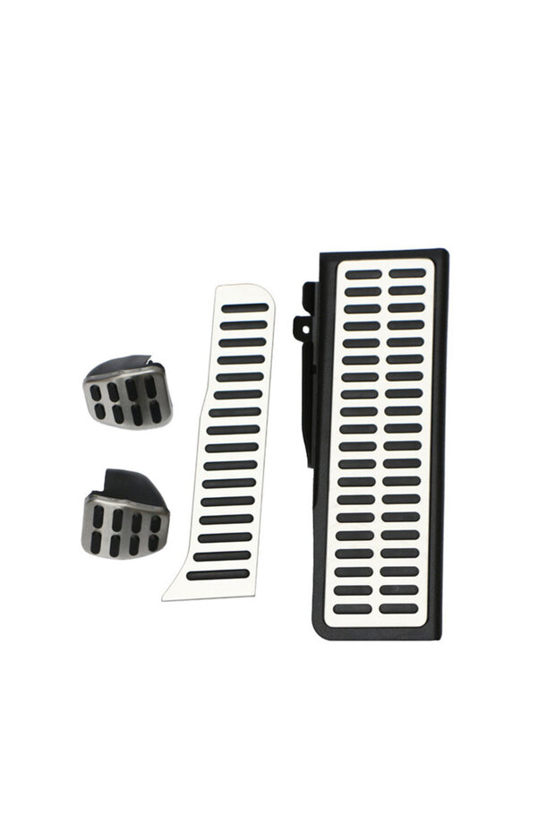 MT with rest Stainless Steel Car Pedals Accelerator Gas Brake Clutch Rest Pedal Cover for VW Golft 5