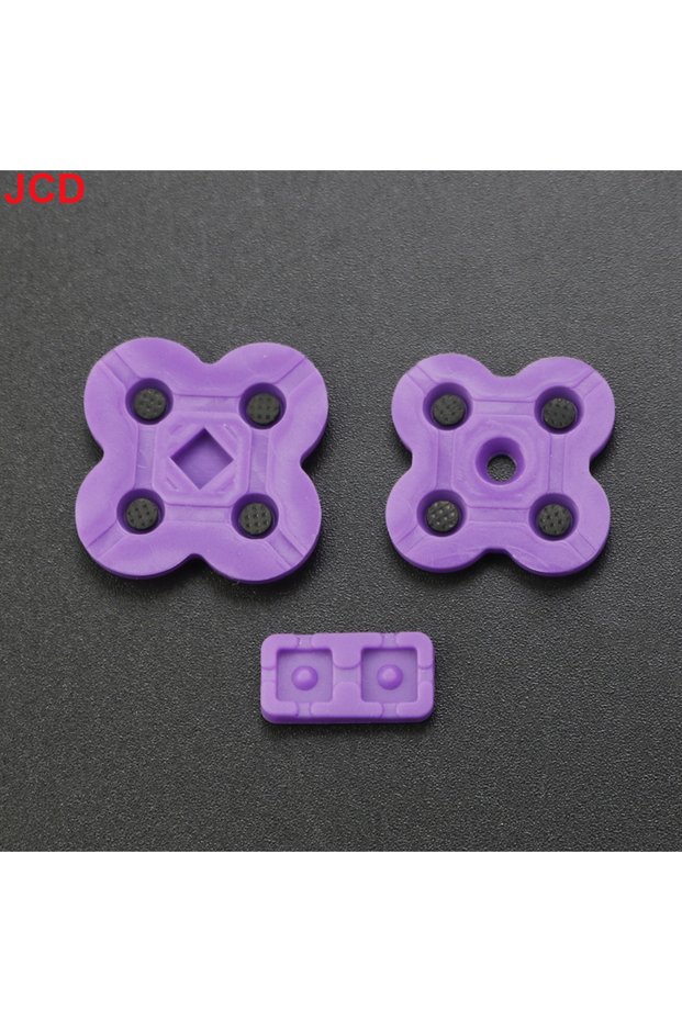purple JCD 1set For DS Lite Conductive Rubber Button Pad Set Replacement Part For NDSL DSL Game Cons