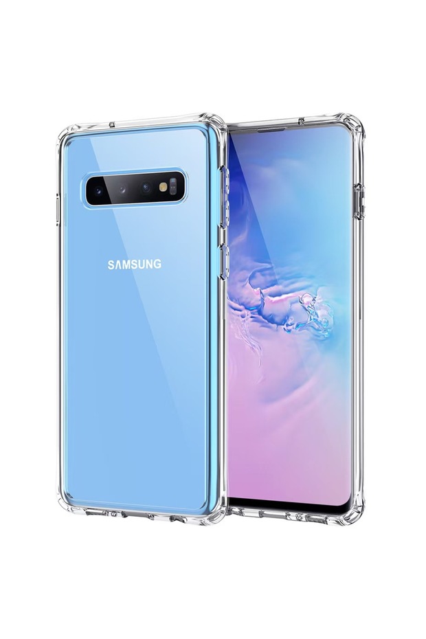 جراب S10 Plus شفاف ناعم متوافق مع S20 FE وS21 وS22 وS23 Ultra وS9 وS10 Plus وS10E، مقاوم للصدمات...