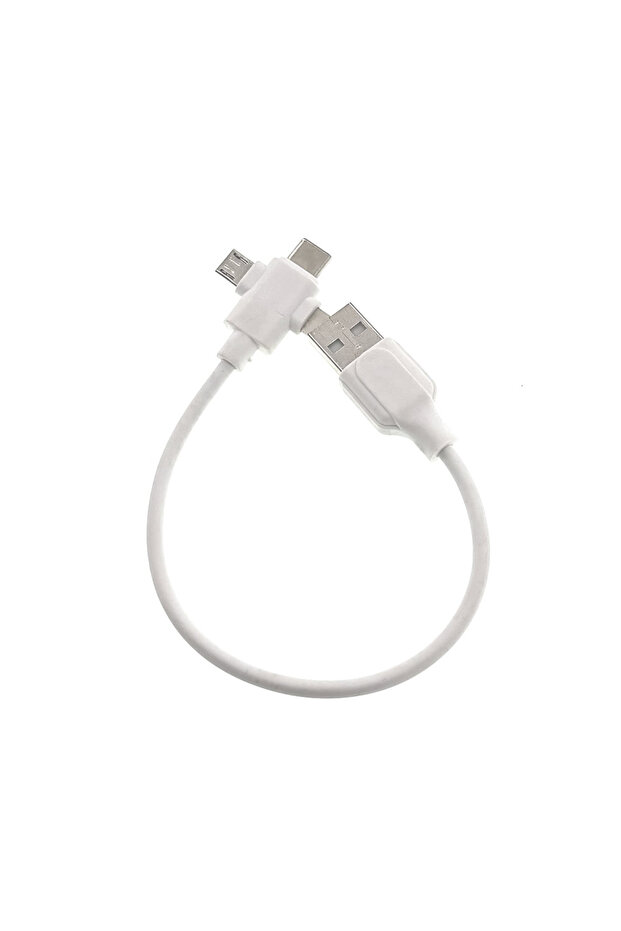 20cm 3 in 1 Data Cable 3 in 1 USB Multi Charging Cable Mobile Phone Data Cable for Micro USB Android
