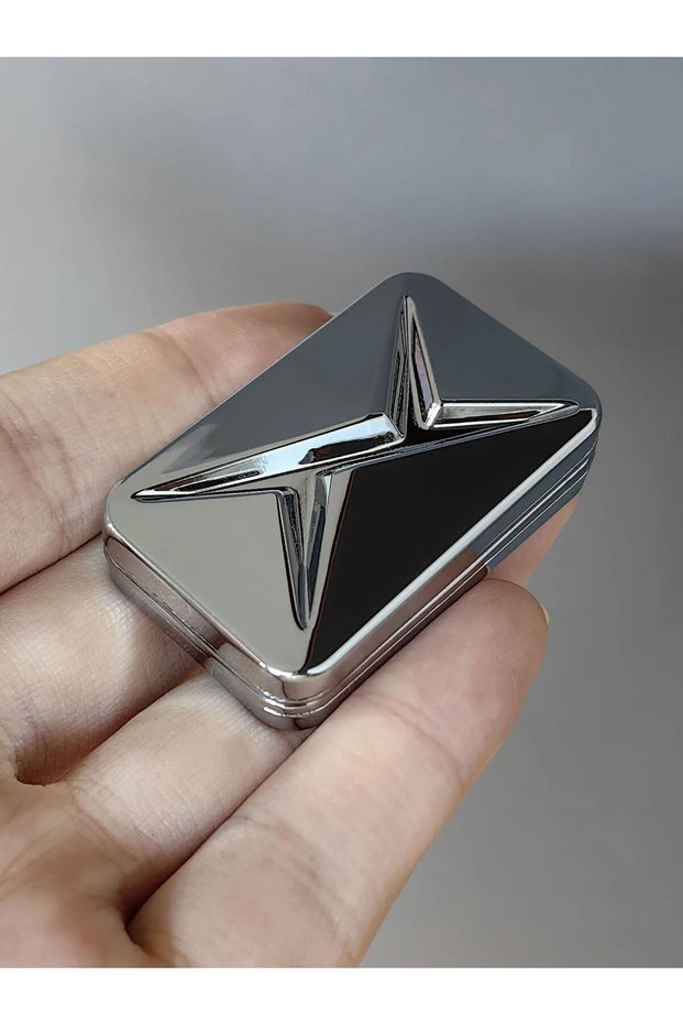 Silver EDC Fidget Sliders Slider Metal Fidget Toys Stress Relief for Adults Magnetic Metal Infinite