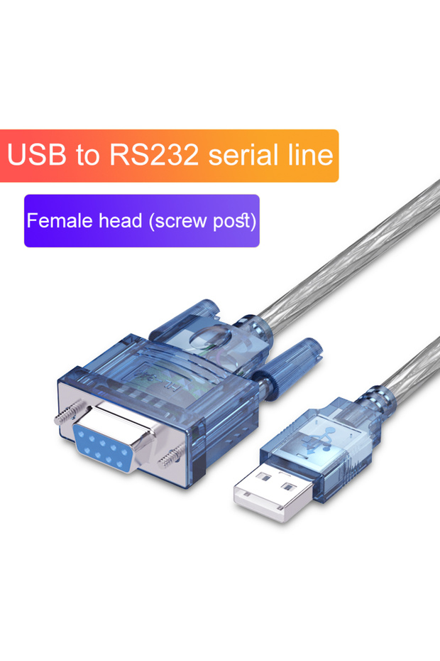 كابل USB إلى RS232 StyleC بطول 0.8 متر، منفذ COM تسلسلي، محول PDA 9 سنون DB9 لجهاز PLC للكمبيوتر