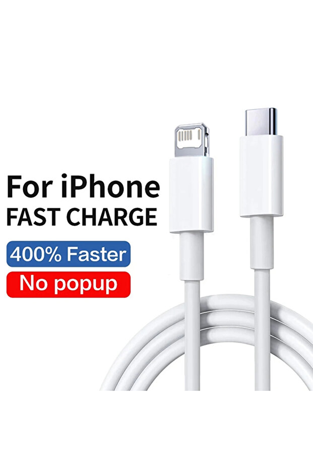 كابل 1 متر PD 30 واط USB C شحن سريع لهاتف iPhone 13 12 11 14 Pro Max 7 8 Plus Mini XS XR X شحن سريع