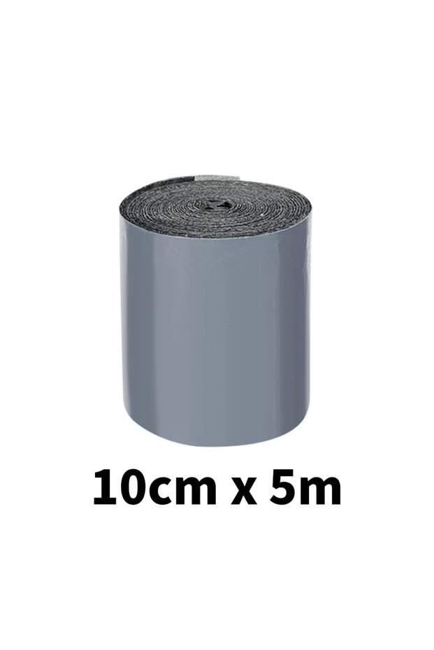 Silver 10cmx5m Self-adhesive Waterproof Roof Leak Repair Tape Viscous Sealing Crack Resistance Heat