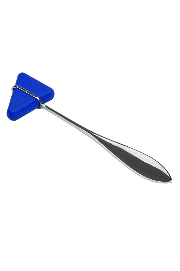 blue Medical Triangle Percussion Neurological Hammer Percussor Diagnostic Reflex Hammer Nerve Tool