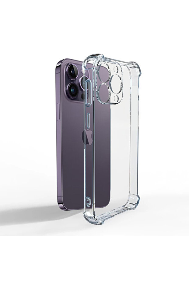 جراب فاخر شفاف مقاوم للصدمات لهاتف iPhone 12 Mini، متوفر أيضًا لهواتف iPhone 15 و14 و13 و12 و11 Pro Max.