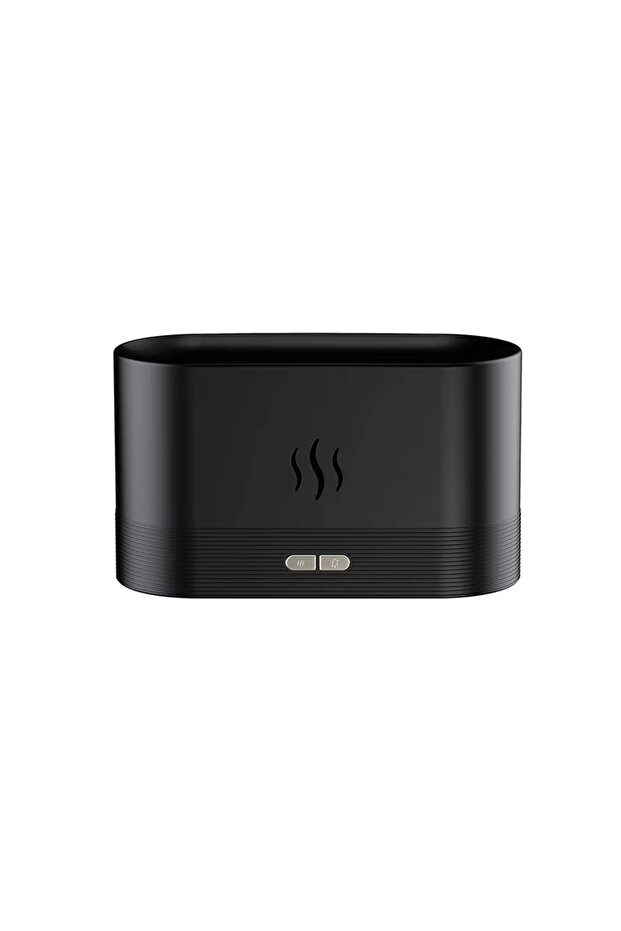 180ml Black Pro Vissko Aroma Flame Diffuser 180ML Air Humidifier Ultrasonic Aromatherapy Cool Mist M