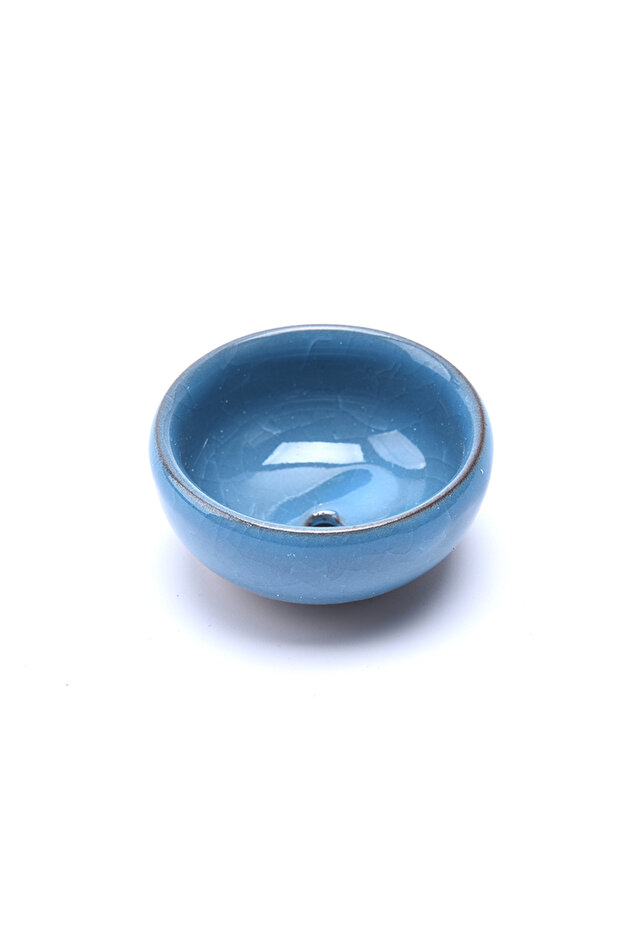 Light blue Cute Ice-Crack Glaze Flower Ceramics Succulent Planter Mini Plant Pot Home Decor