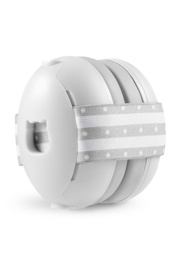 White Baby Ear Protection for Babies Toddlers Elastic Noise Reduction Earmuffs Baby Headphones Again