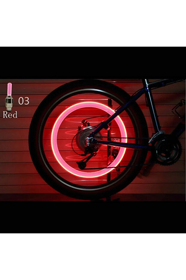 Pink 2Pcs Bicycle Lights Motion Sensor LED Lights with Batteries for Road MTB Mountain Bike Tyre Tir