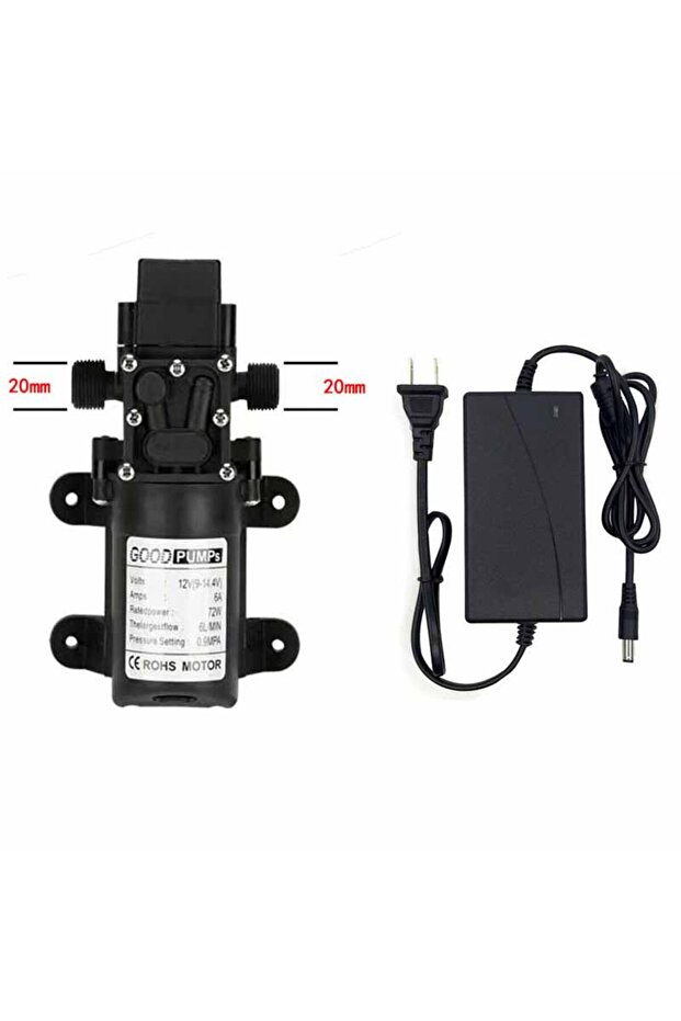 US A 72W Large Garden Irrigation Timer Watering System Fog Nozzles Irrigation Kit Automatic Spray Mi