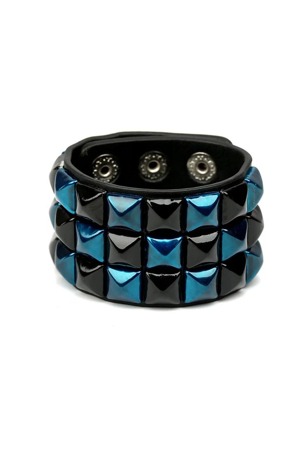 24cm 7 Fashion 9 Colors Double Belt Leather Wrist Friendship Big Wide Bracelet For Male Female Buckl