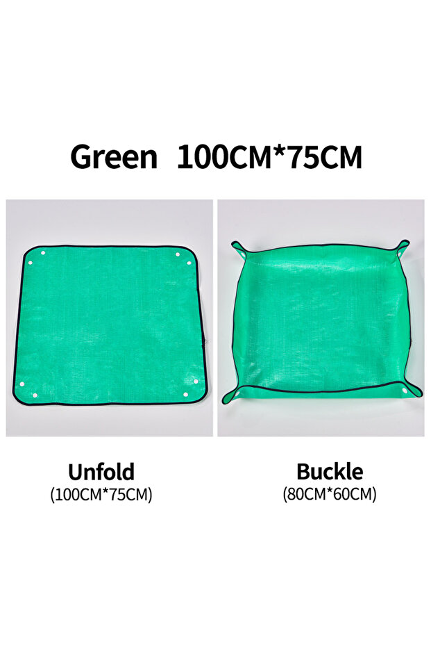 75x100cm 1pcs Planting Mat 50cm-100cm Gardening Potting Pad Foldable Garden Plant Flower Pot Transpl