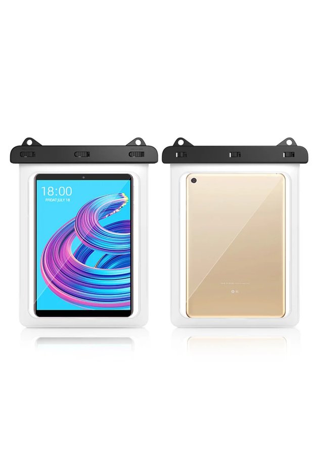 Under 12 inches WHITE Waterproof Tablet Bag Pouch Case for IPad Mini 6 5 4 3 2 Air 10.2 10.5 10.9 11