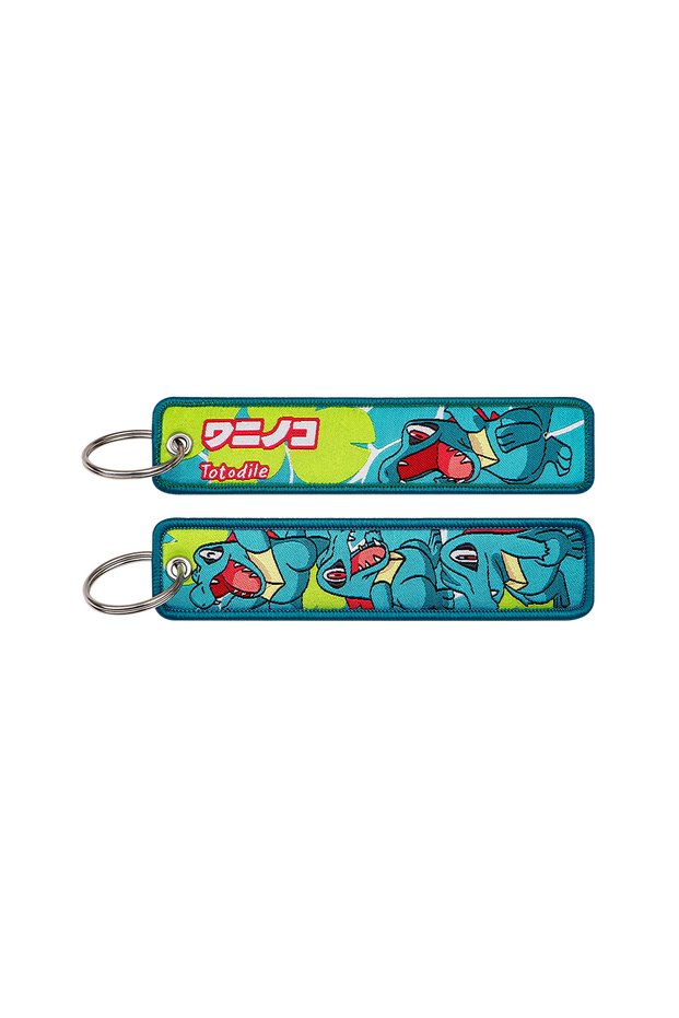 26 Cute Anime Elf Embroidery Key Fobs Cool Game Key Tags Keychains for Motorcycles Cars Fashion Key