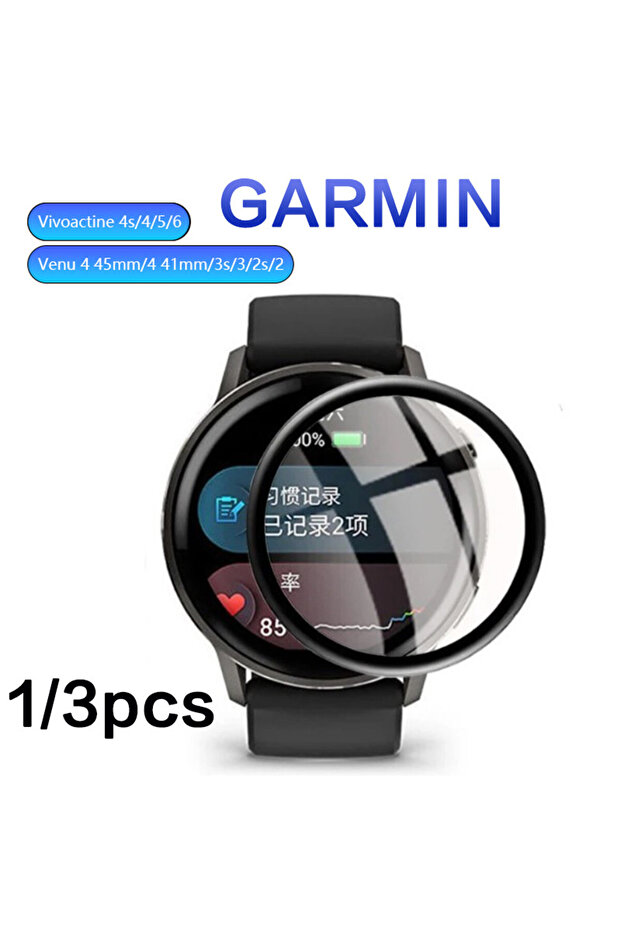 Garmin Venu 3s 3PCS Screen Protector Film for Venu 4 45mm41mm/3s/3/2s/2 Anti-scratch Soft TPU Flexi