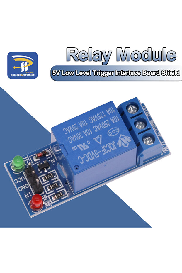 5V 1 Channel One Way 5V 12V Low Level Trigger Relay Module Microcontroller Development Expansion Boa