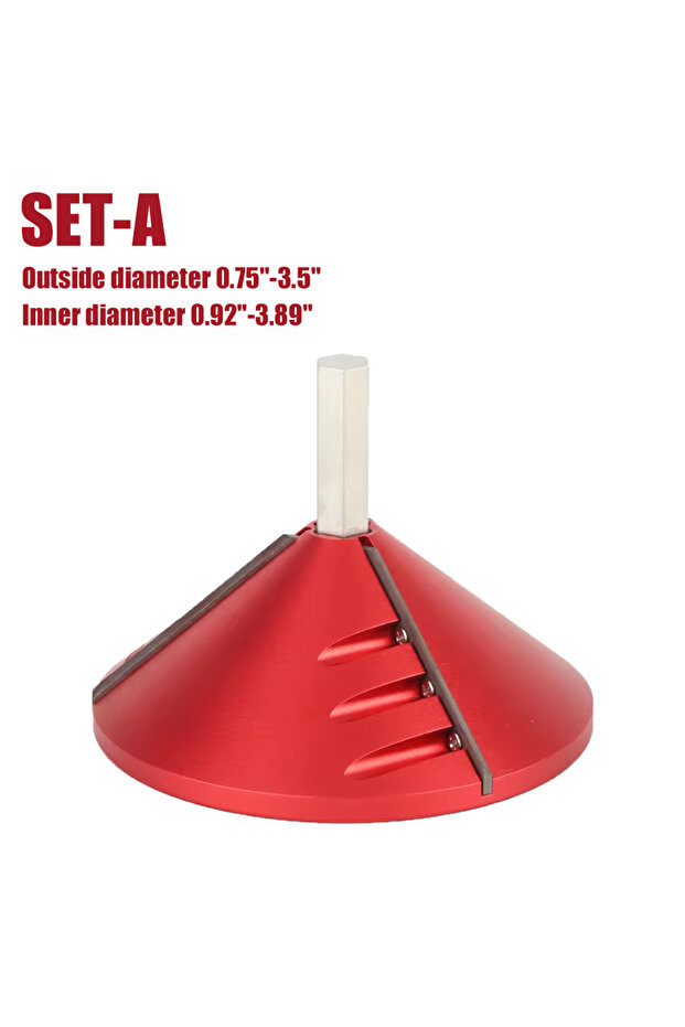 SET-A PVC Pipe Deburring Tool, Internal External Pipe Chamfering Reamer Plastic Pipe Grinding Tool F