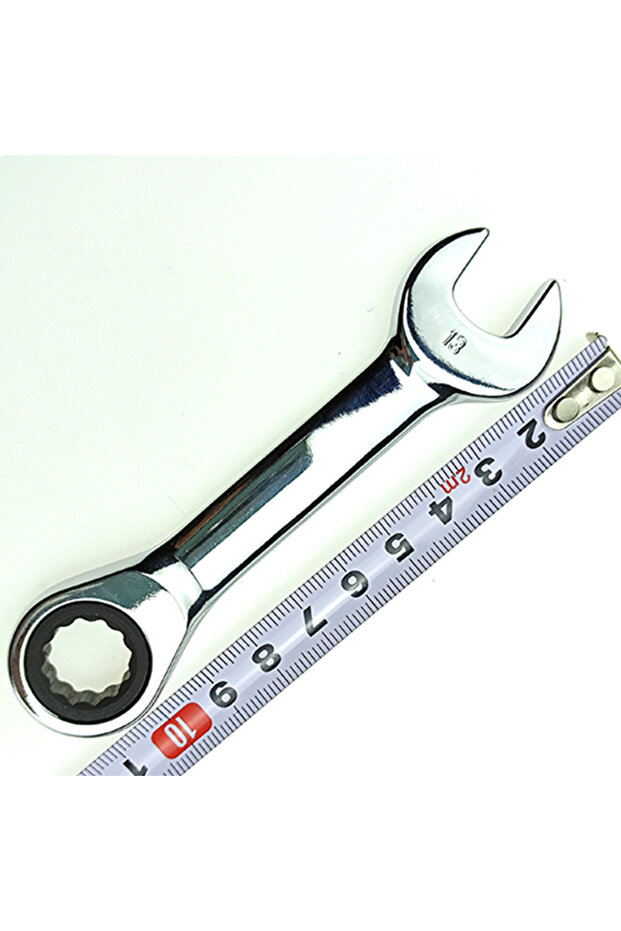13mm 8-19mm Short Handle Ratchet Handle Wrench CR-V Combination Wrenches Quick Open Spanner Auto Rep
