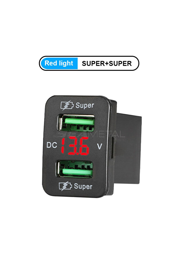 Super Red BLALION 45W 5A QC PD 3.0 USB Car Charger Auto Mobile Phone Charger Adapter Fast Charging L