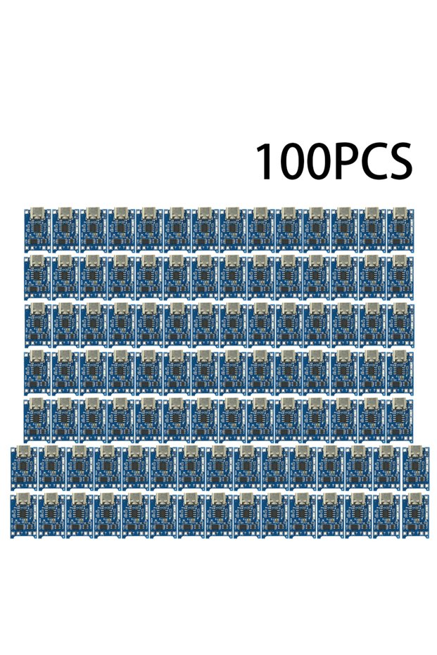 100PCS 1-100PCS TP4056 1A Lithium Battery Charging Board Module 18650 TYPE-C USB Interface Charging