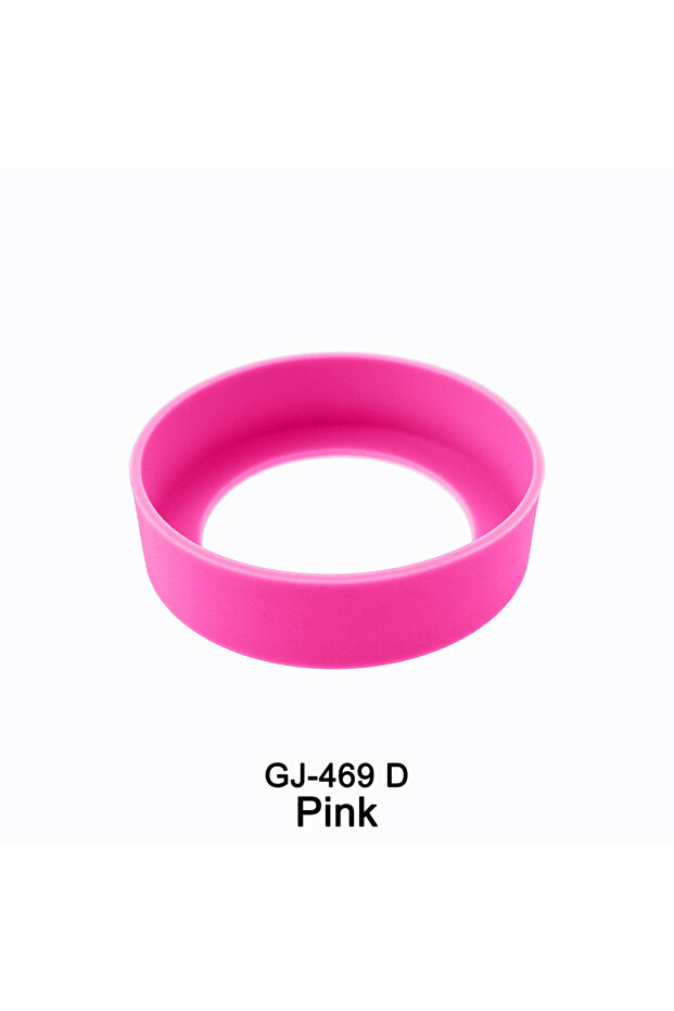 D Pink 1Pcs 7CM Silicone Water Cup Gasket Anti-wear And Scratch Sleeve Insulation Bottom Protective