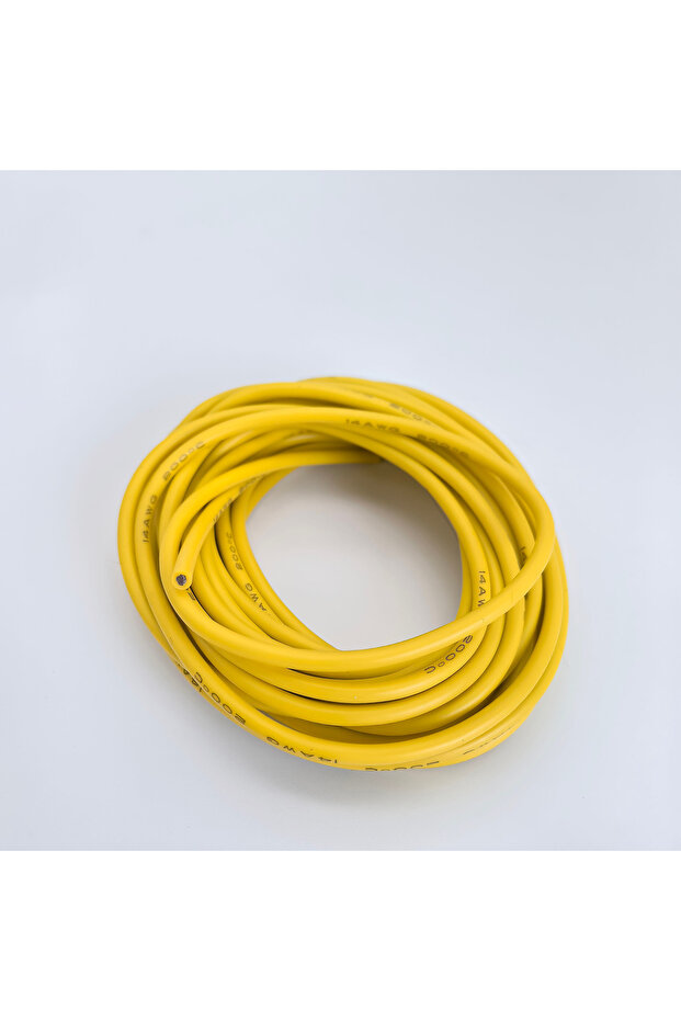 3m 18 AWG Yellow 14/16/18/20/22/24/26/28/30 AWG Silicone Electric Wire 3 Meter/10ft- Soft, Flexible