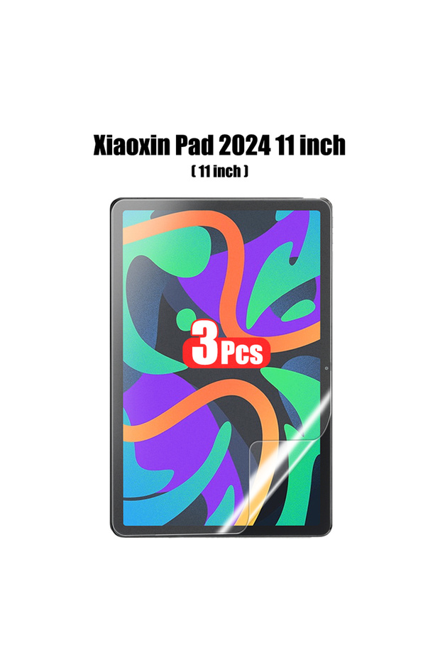 واقي شاشة Xiaoxin Pad 2024 مقاس 11 بوصة، 3 قطع، بملمس ورقي، متوافق مع Xiaoxin Pad 2024 و2022 وXiaoxin Pad Pro