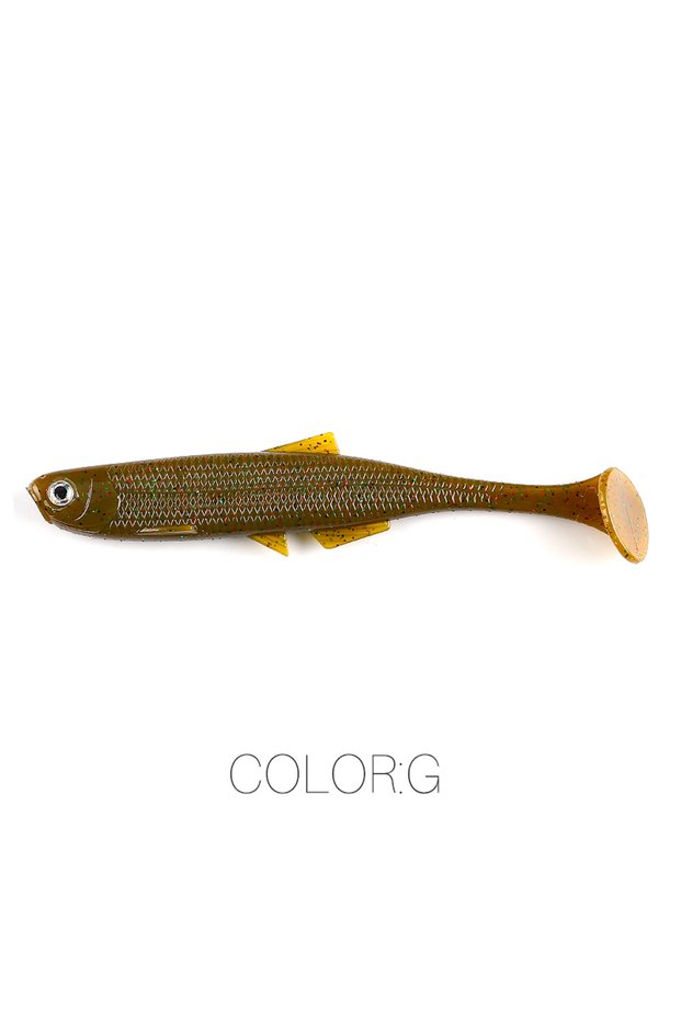 120mm 4pcs 9.34g G Supercontinent Leanness ShadTeez T-tail 5cm/7.5cm/12cm Pike Zander Predator Fishi