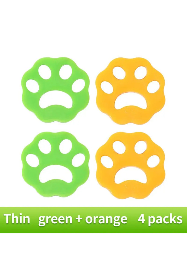 thin section Cat Claw Silicone Hair Remover 4pcs Washing Machine Clothes Dust Hair Collector Double-