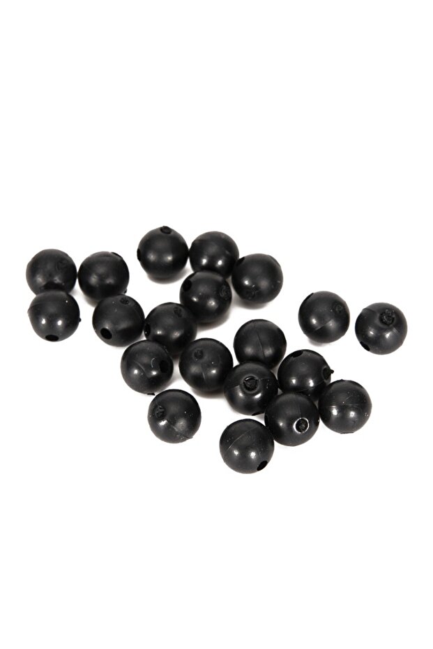 6MM 50pcs Blocking Beads Silicone Soft Anti-collision Beans Round Big Thing Fishing Set Space Beans