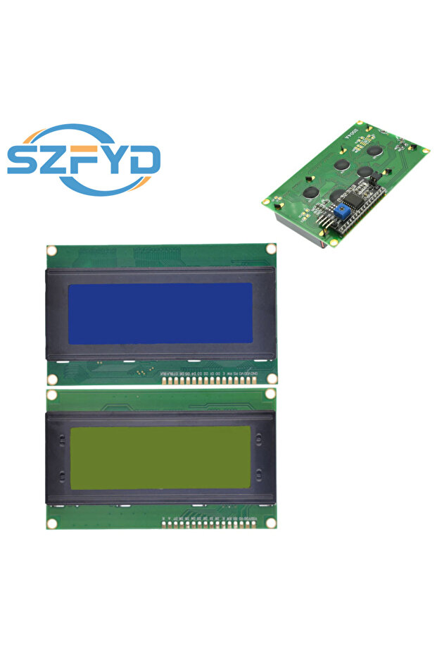 2004A شاشة LCD زرقاء 5 فولت IIC 2004 2004 وحدة LCD شاشة زرقاء/خضراء/بيضاء 20X4 شاشة LCD IIC I2