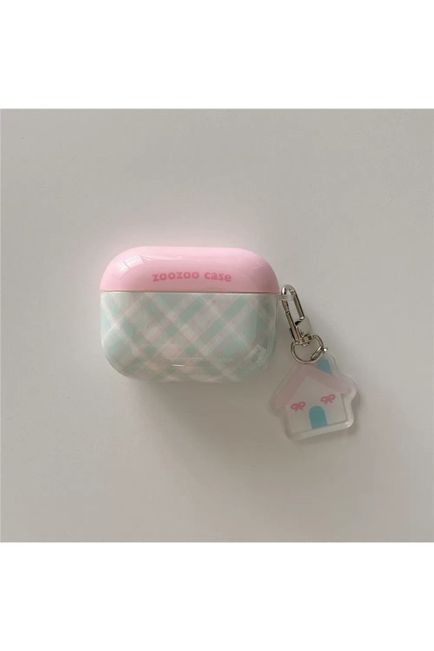 AirPods pro2 LEO Simple Contrasting Color Grid Ripple Point Suitable For AirPods 3 Headphone Cover,